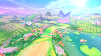 images/products_25/sw_ns2_kirby_air_riders/screenshots/KirbyAirRiders-scrn-01_FloriaFields.png