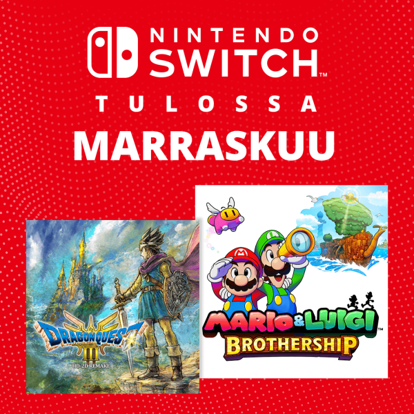 Tulevat Nintendo Switch -pelit - Marraskuu 2024