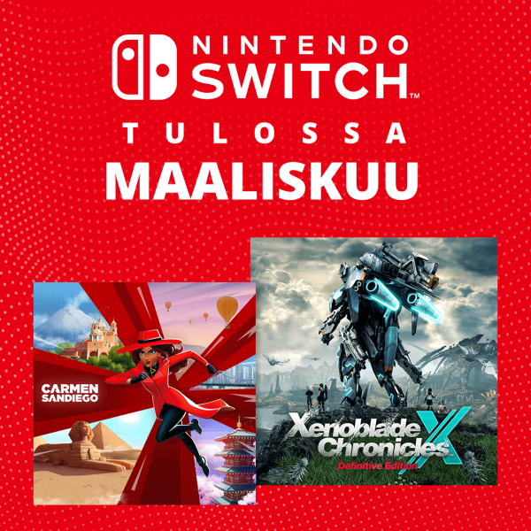 Tulevat Nintendo Switch -pelit - Maaliskuu 2025