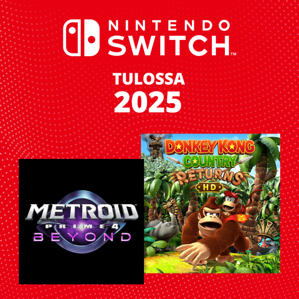 Tulevat Nintendo Switch -pelit - 2025